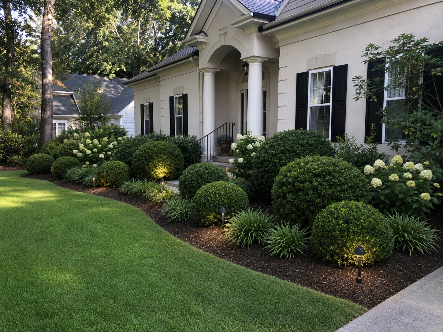 Representative lush landscaping result project style