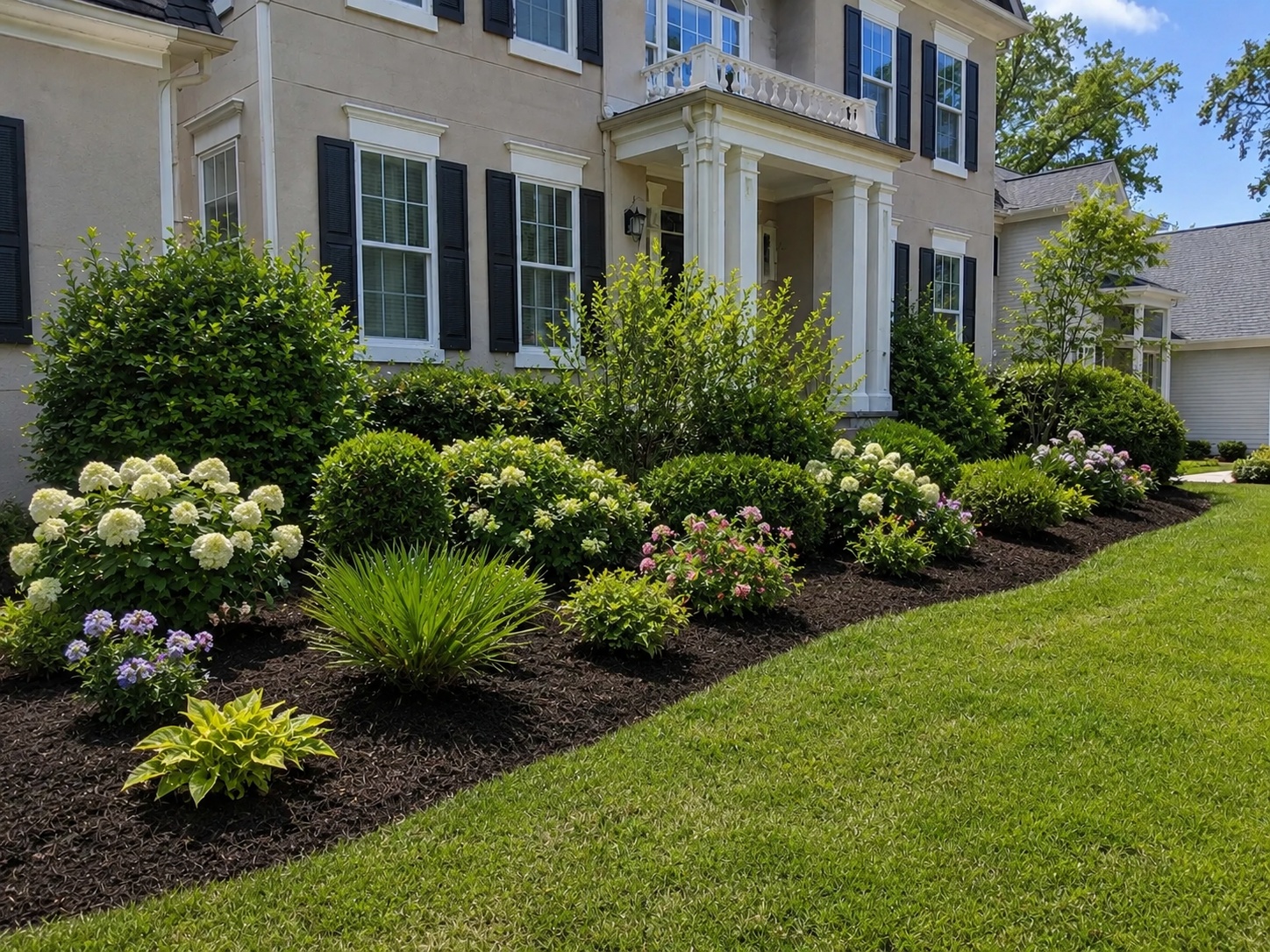 Representative yard after landscaping transformation